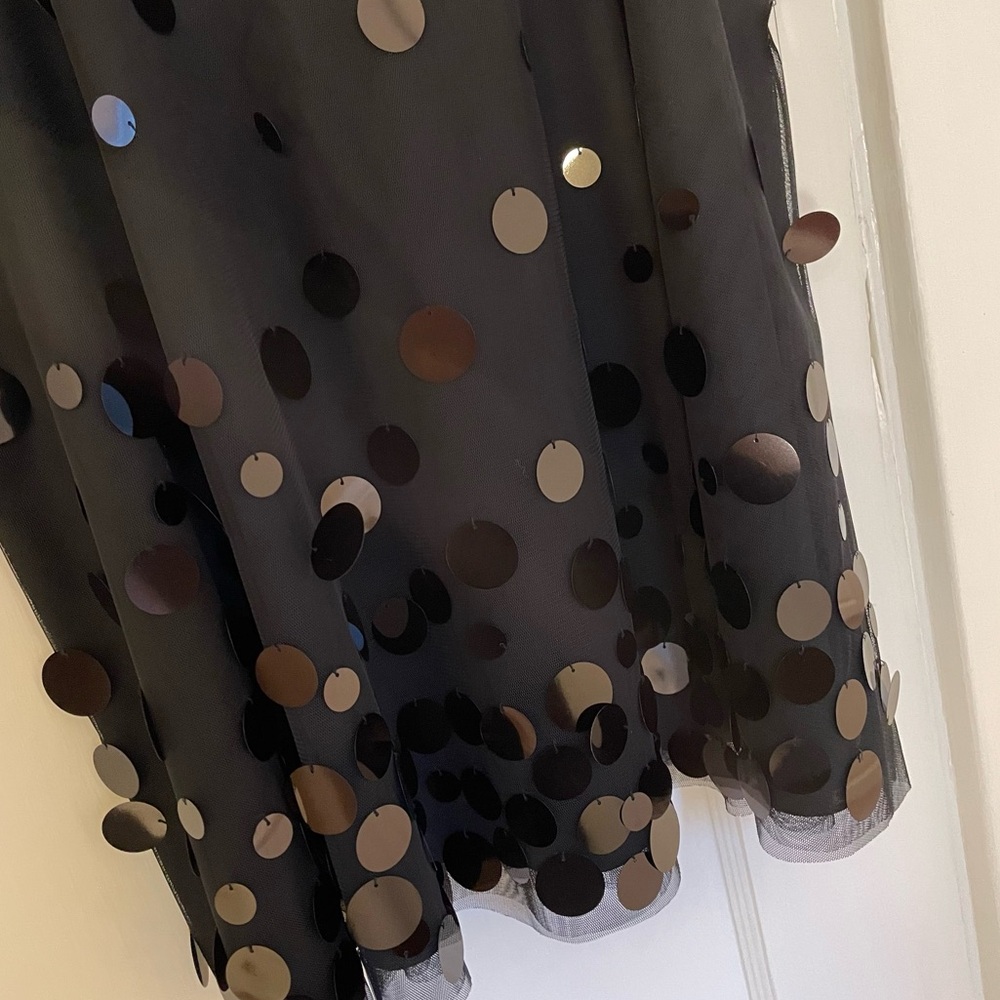 NWT Ann Taylor Black Sequin Skirt